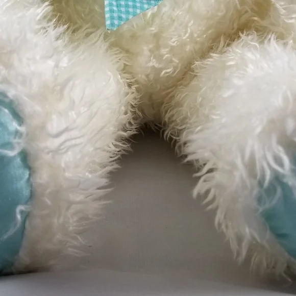 Commonwealth White Bunny Long Floppy Ears Plush Stuffed Animal Easter Bow 20" - Picture 4 of 13